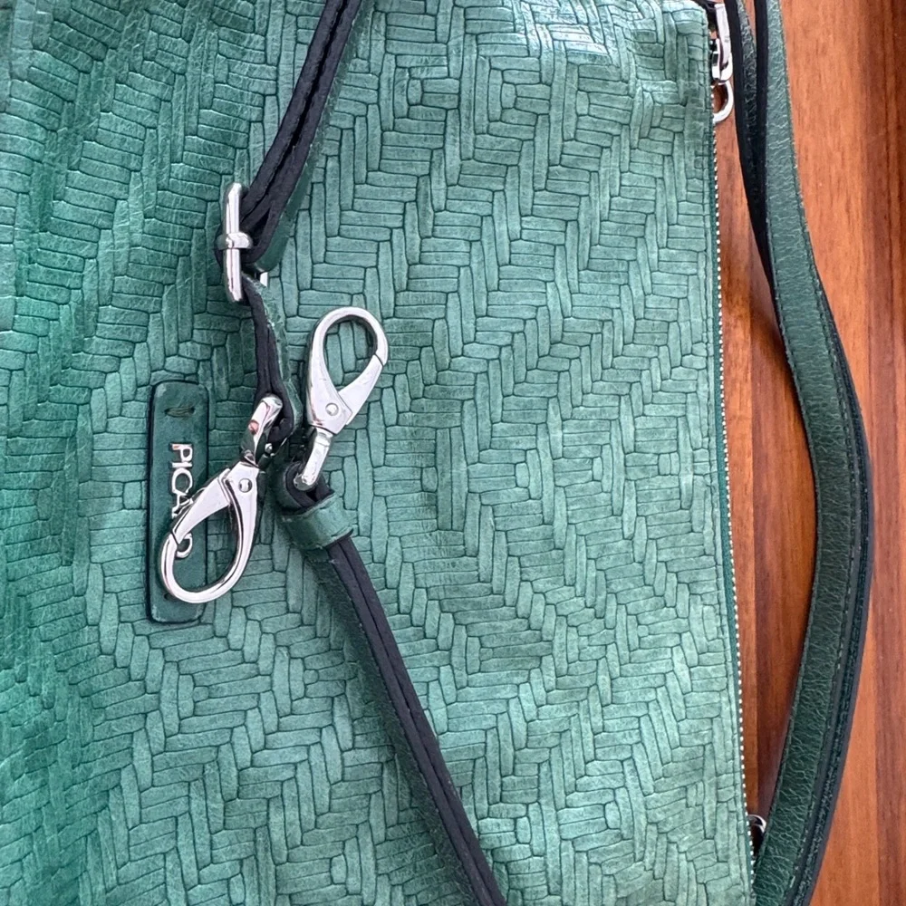 Clare V Tan Leather Strap with Gold Clips - Picture 5 of 5